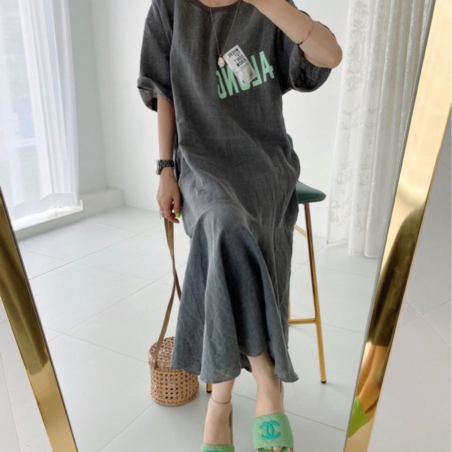 👗👗深灰色洋裝👗👗-1