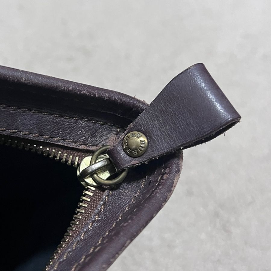 Burberry Haymarket Check Vintage Shoulder Bag T-05-02 巴寶莉 經典戰馬格紋中古單肩包 手提包 托特包-4