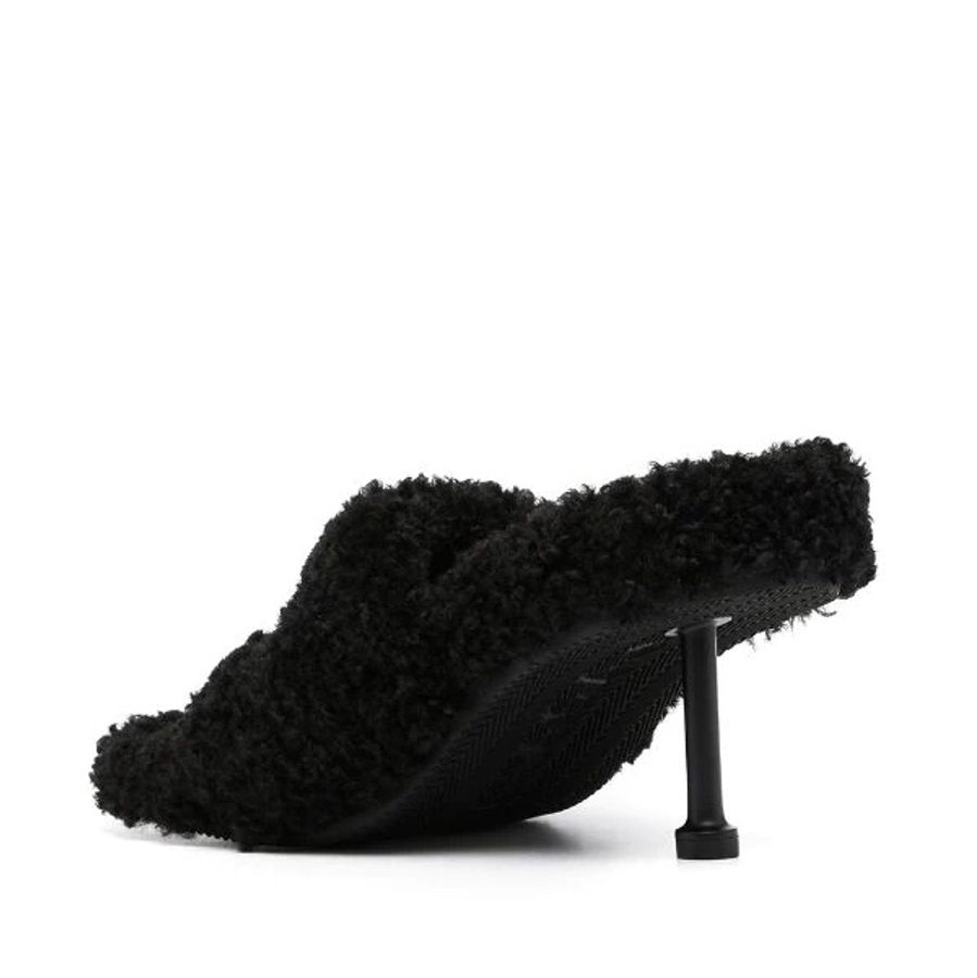 Balenciaga巴黎世家 Furry 泰迪絨高跟鞋-3