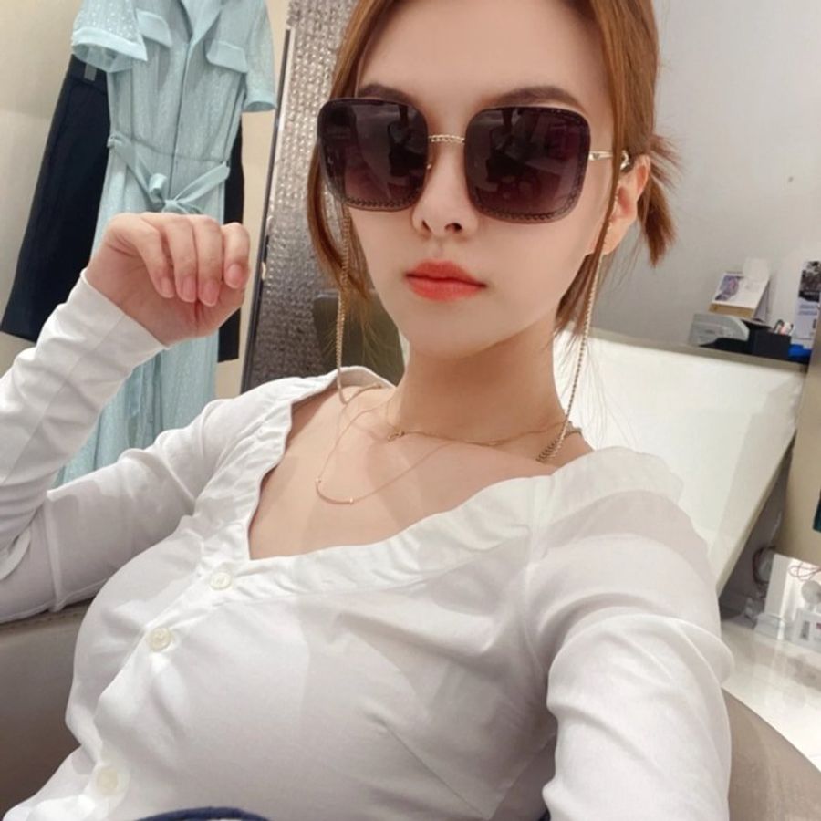 【預購】麗睛眼鏡Chanel【可刷卡分期】香奈兒 CH4244 單條鏈 太陽眼鏡 附可拆式香奈兒眼鏡鏈 小香太陽眼鏡-12