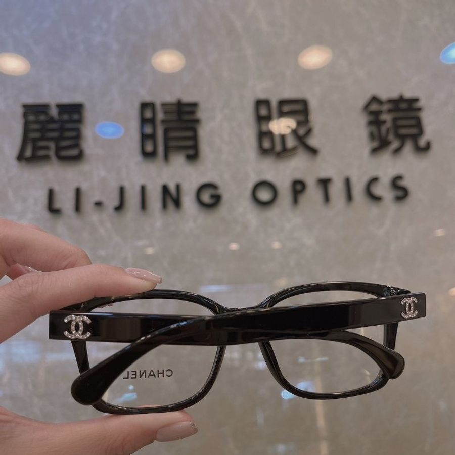 【預購】麗睛眼鏡Chanel【可刷卡分期】香奈兒 CH3451B 光學眼鏡 太陽眼鏡 精品眼鏡 小香眼鏡 熱賣款 雙C-5