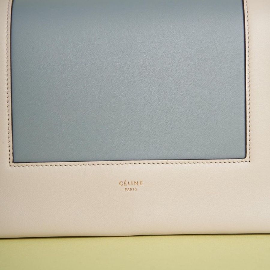 Céline Frame 全新 天空藍拼奶白-6