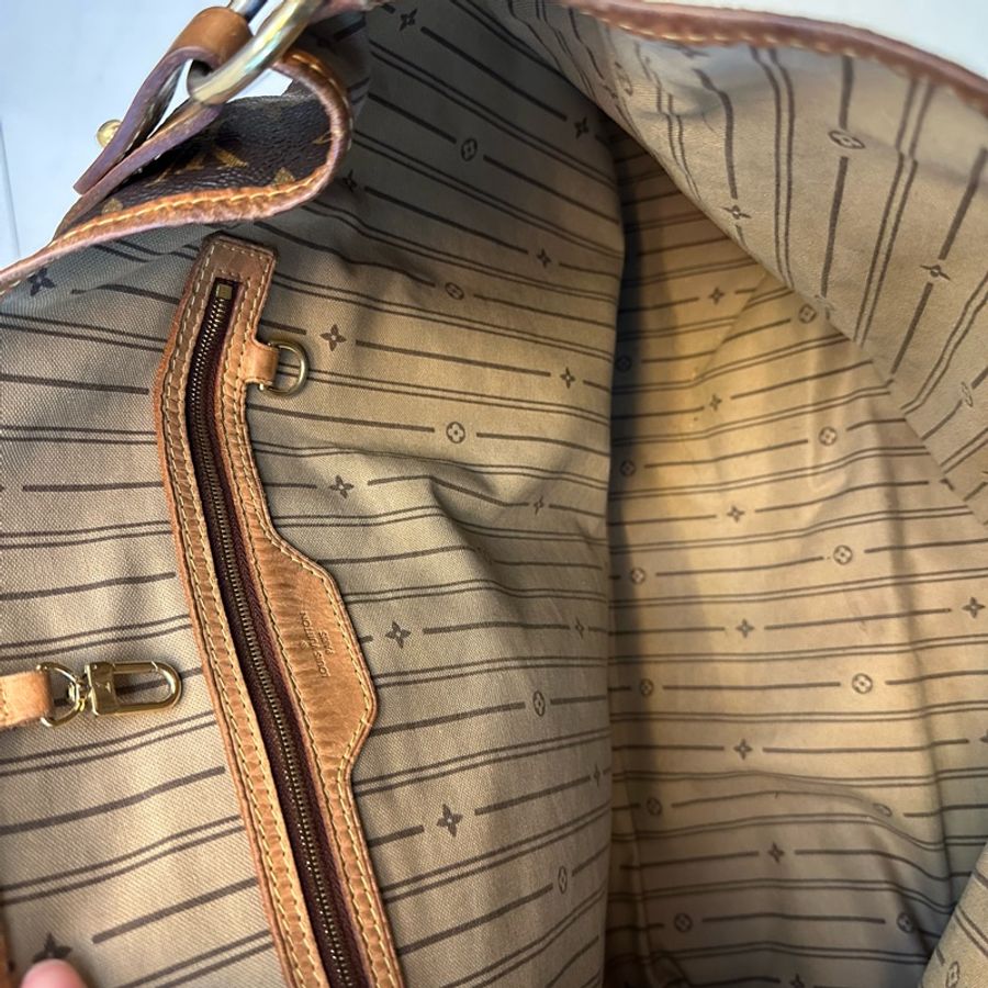 ❗️爆款 售出可排❗️#lv #vintage #delightful #古董包 #大包 #拉鍊款 容量大 肩帶寬 出差通勤 超吸睛炸街小紅書爆款💕-25