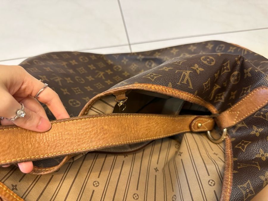 ❗️爆款 售出可排❗️#lv #vintage #delightful #古董包 #大包 #拉鍊款 容量大 肩帶寬 出差通勤 超吸睛炸街小紅書爆款💕-29