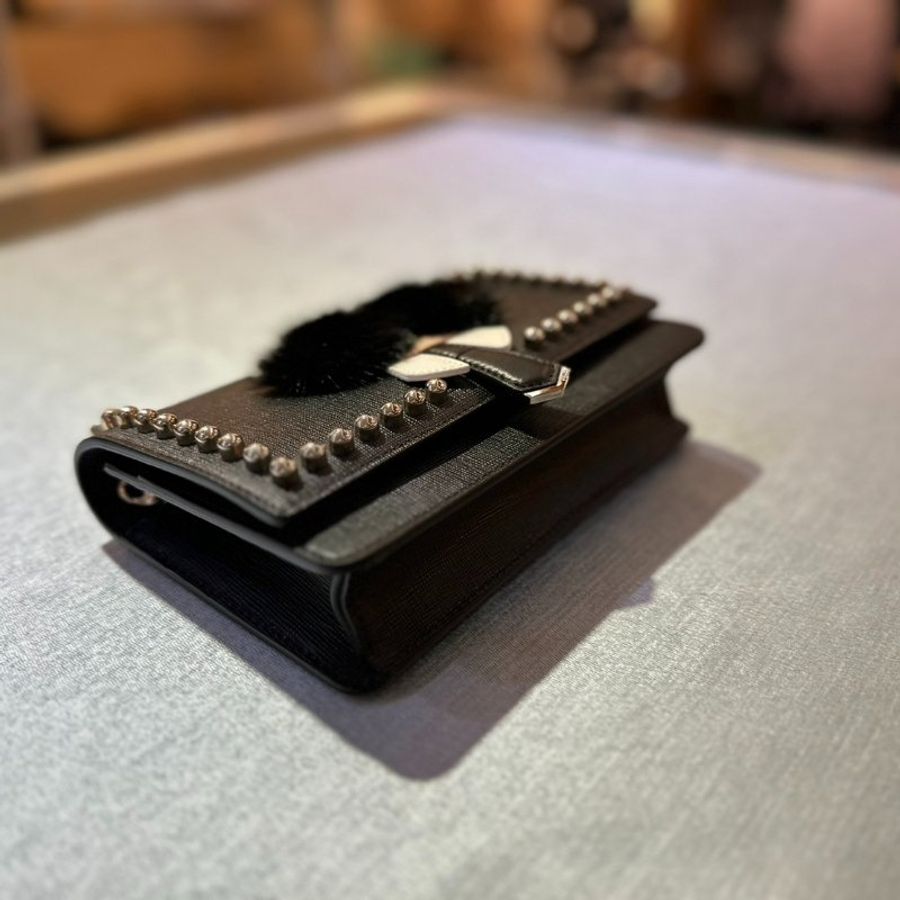 【舊愛新歡】FENDI 老佛爺WOC 鏈袋包-2