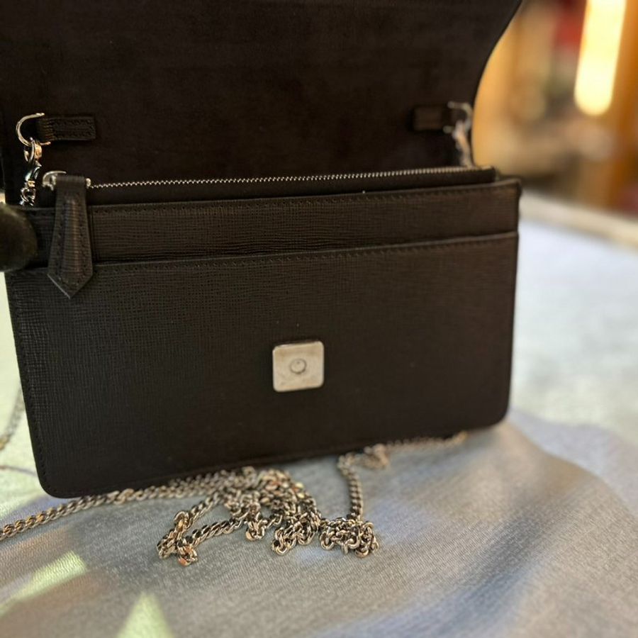 【舊愛新歡】FENDI 老佛爺WOC 鏈袋包-9