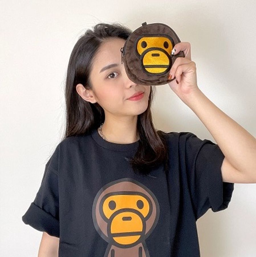 9.99成新|BAPE 女生短袖上衣 迷彩logo Baby milo BAPE 女生XS-4