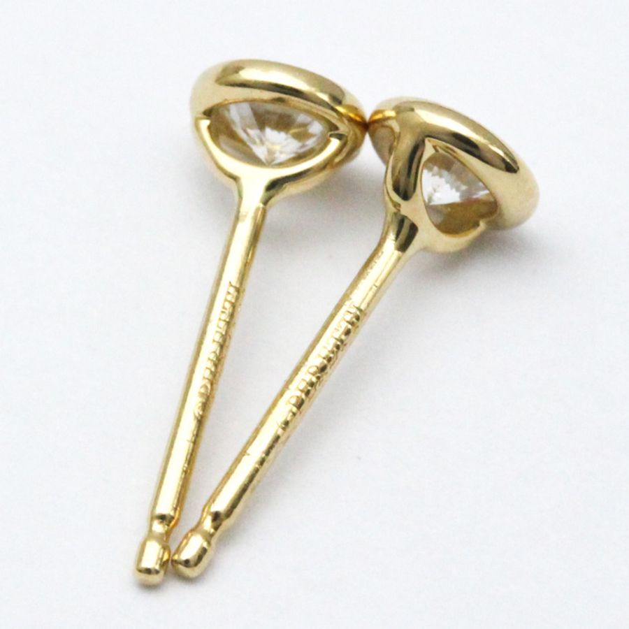 【日本直送】拋光 TIFFANY By The Yard 鑽石耳環 18K 黃金 BF562245-5