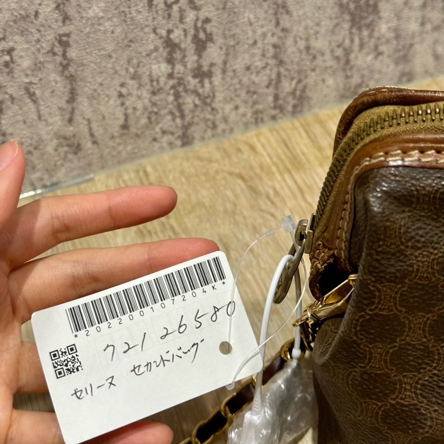 🔥秒殺價🔥#celine #vintage 老花95新✨ #雲朵包 #斜背包 #鏈條包-7