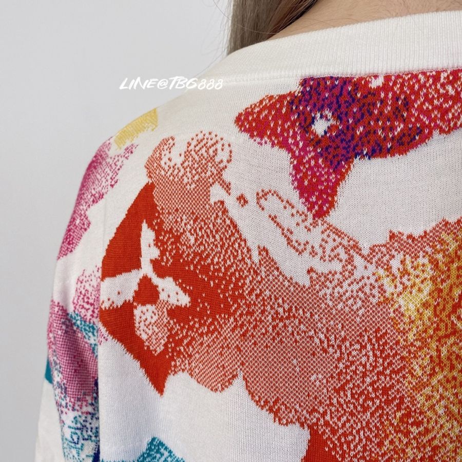 Louis Vuitton 水彩花押字 T 恤-5