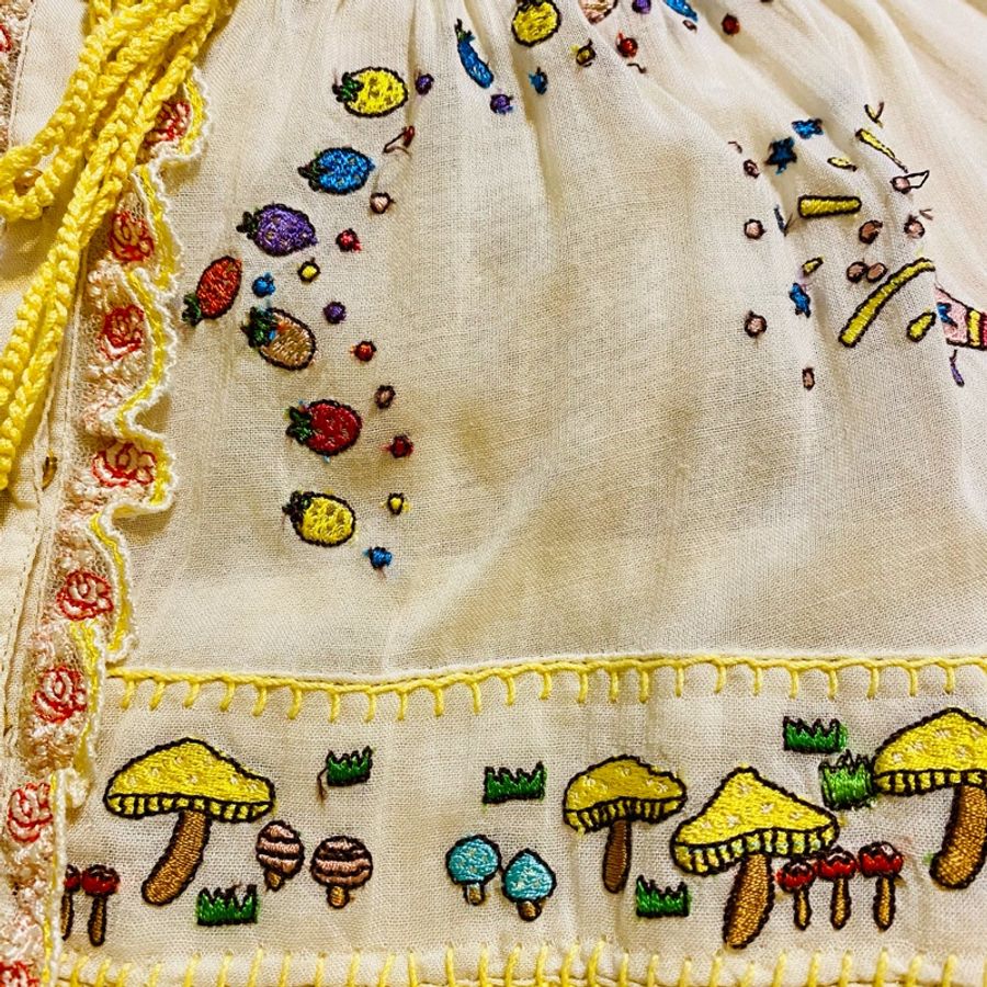 franche lippee 月熊家 刺繡童趣洋裝-3
