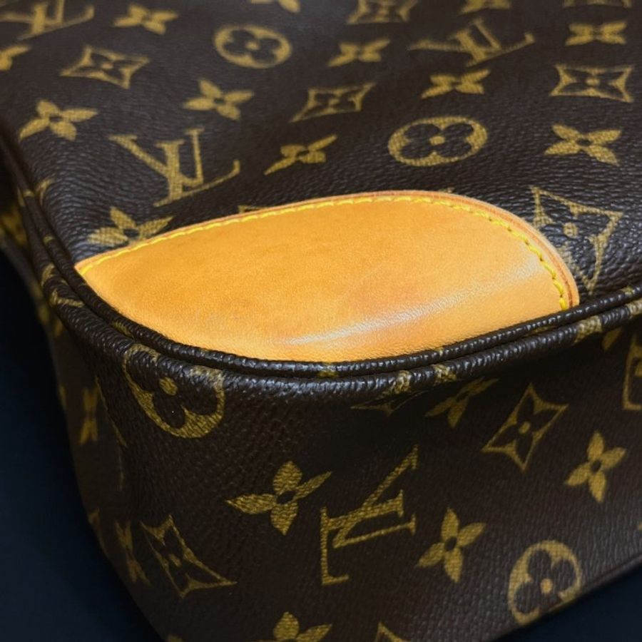 Louis Vuitton LV 老花字紋 VINTAGE 牛角包/肩背包-4
