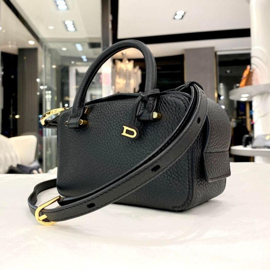 Delvaux Cool Box Nano兩用包 黑色-1