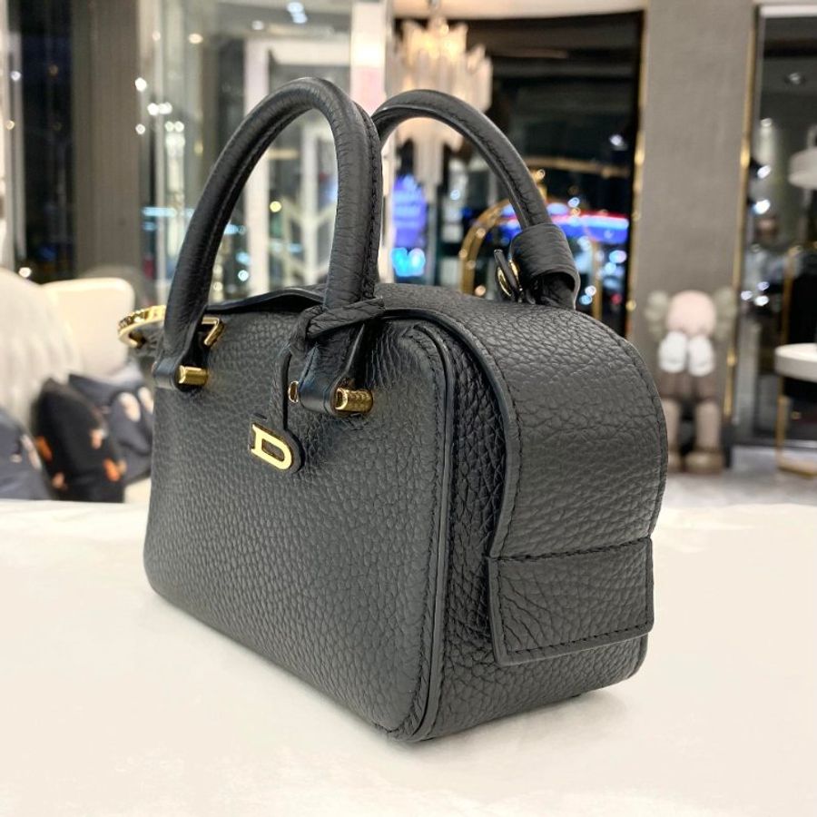 Delvaux Cool Box Nano兩用包 黑色-3