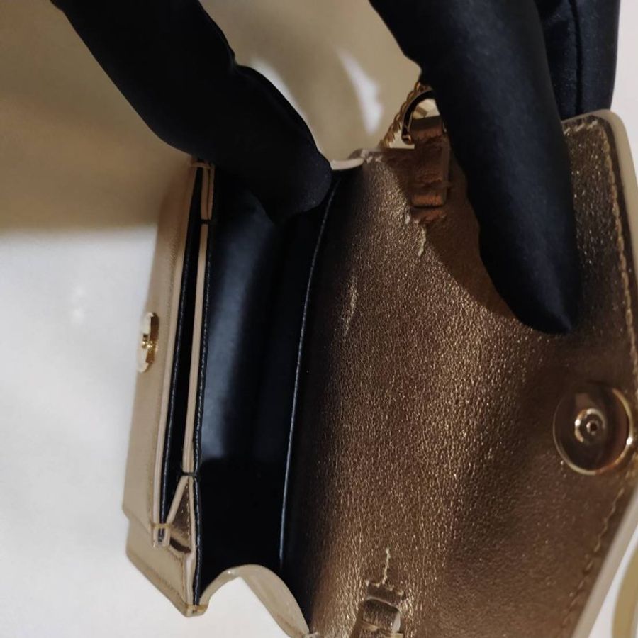 SERPENTI FOREVER MICRO BAG 寶格麗 金色 迷你包-9