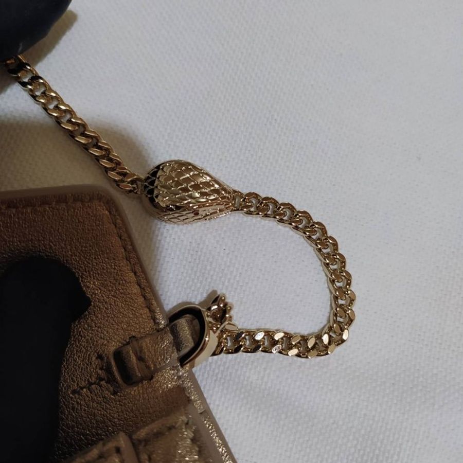 SERPENTI FOREVER MICRO BAG 寶格麗 金色 迷你包-11