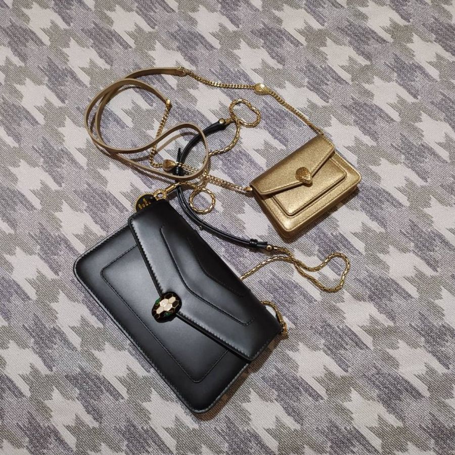 SERPENTI FOREVER MICRO BAG 寶格麗 金色 迷你包-4