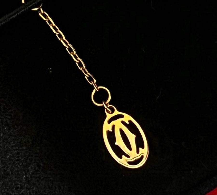 台灣專櫃正品Cartier D'AMOUR 鑽石玫瑰金手鍊-2