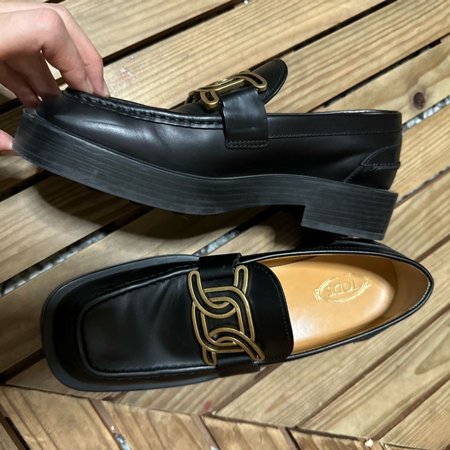Tod’s kate 厚底方頭樂福鞋 降價促銷💕-11