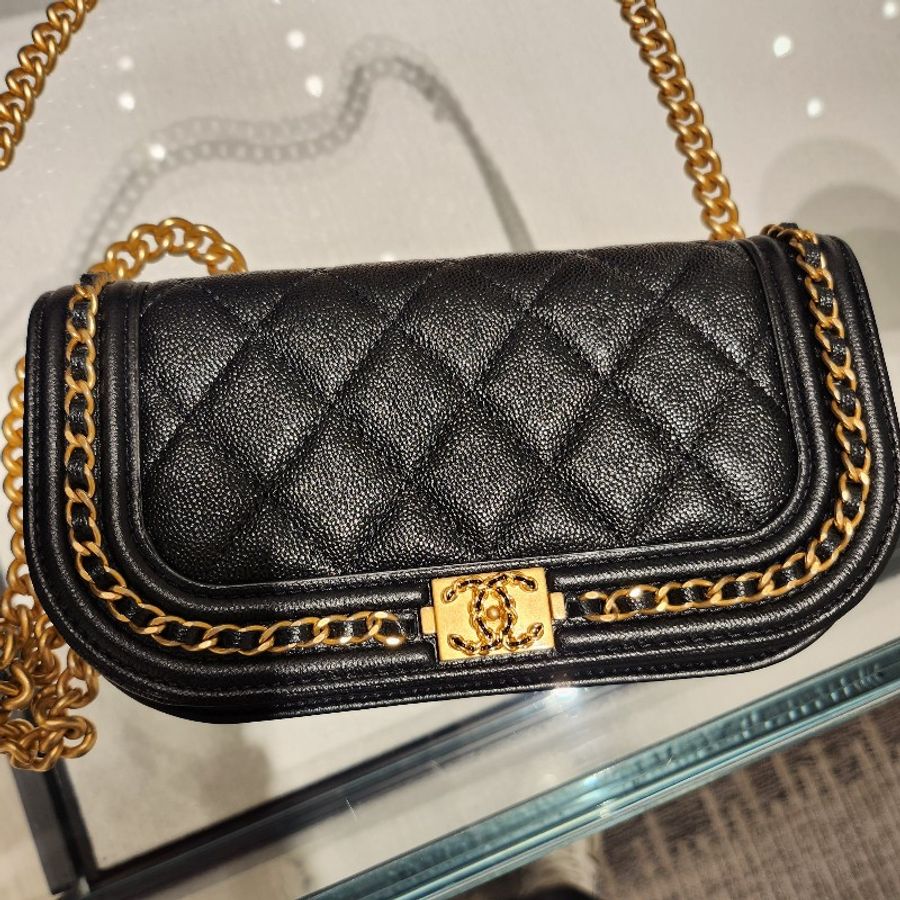 Chanel Boy messenger vintage bag(全新)-5
