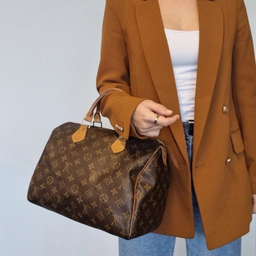 LV SPEEDY 30 手提包/波士頓包 M41526 85成新-0