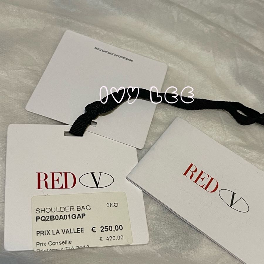 Red Valentino質感黑單肩包 Valentino副品牌 斜背包 肩背包 彩色寶石 金鍊條包 二手精品-12