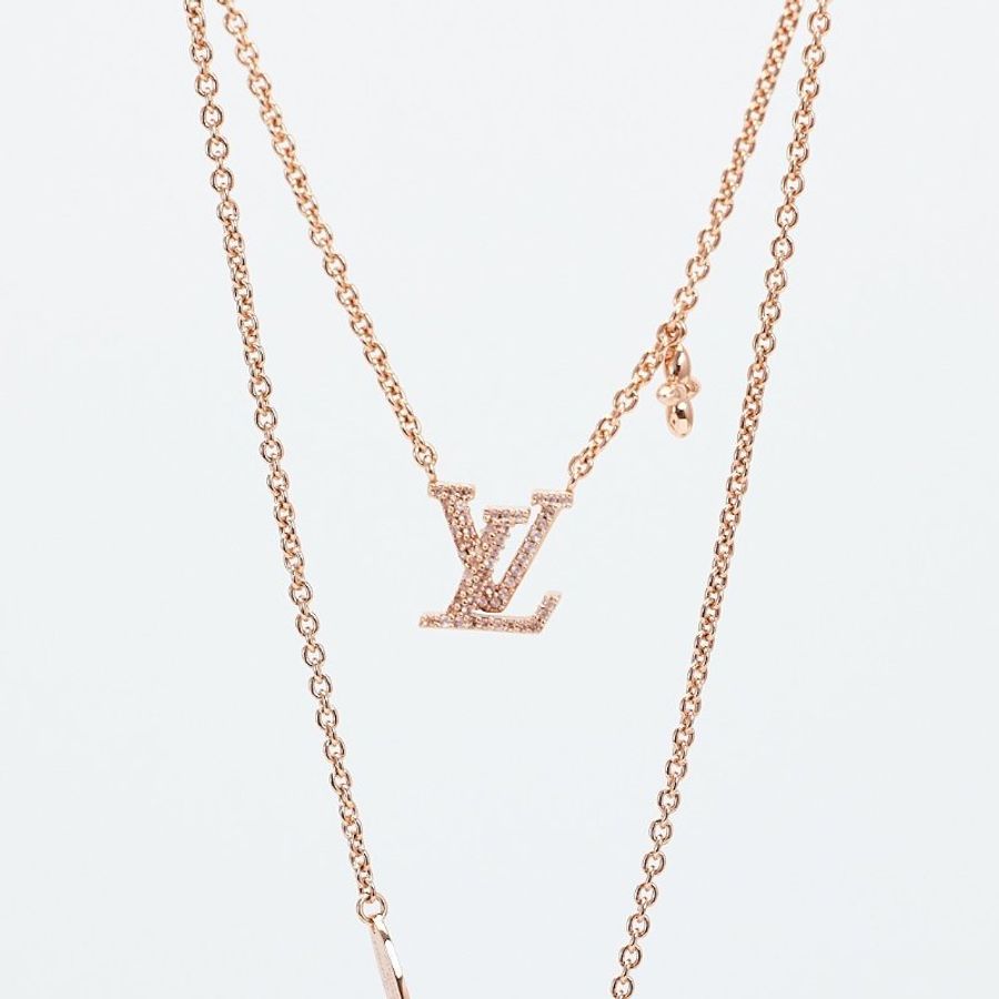 Lv iconic blush 玫瑰金項鍊✨-0
