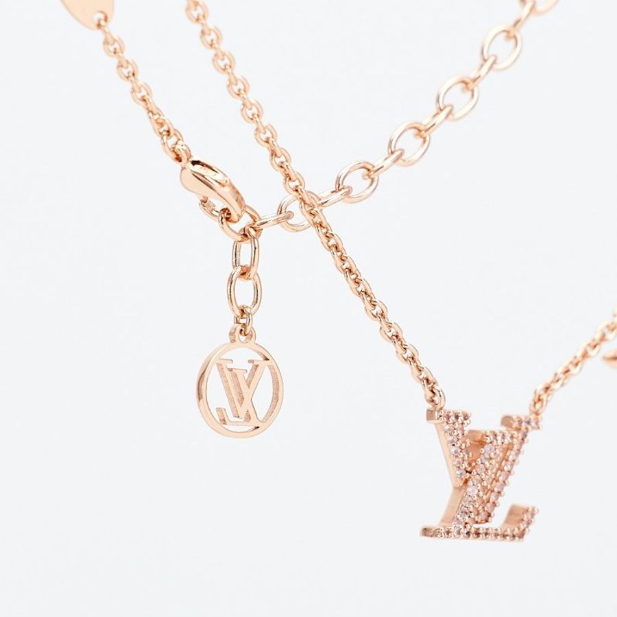 Lv iconic blush 玫瑰金項鍊✨-1