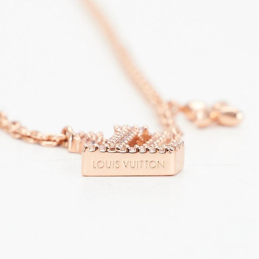Lv iconic blush 玫瑰金項鍊✨-4