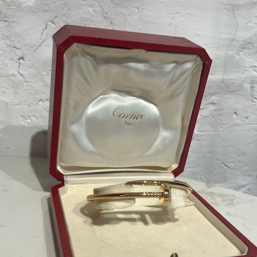 Cartier JUSTE UN CLOU釘子玫瑰金手鐲-1