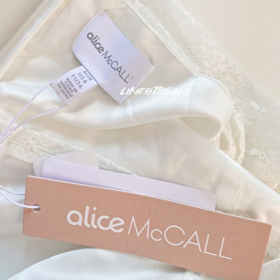Alice McCall 蕾絲鏤空連身長裙-11