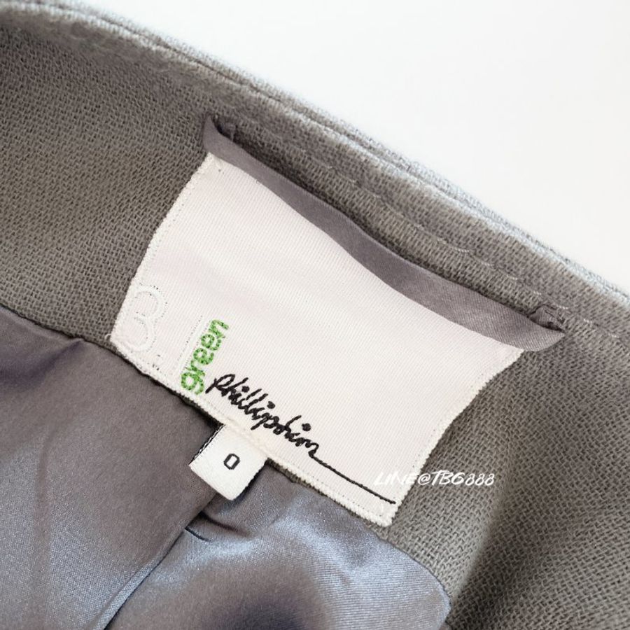 3.1 Phillip Lim 雙排扣層次機車外套 灰-10