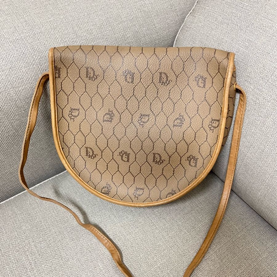 Dior Vintage 蜂巢馬鞍包-1