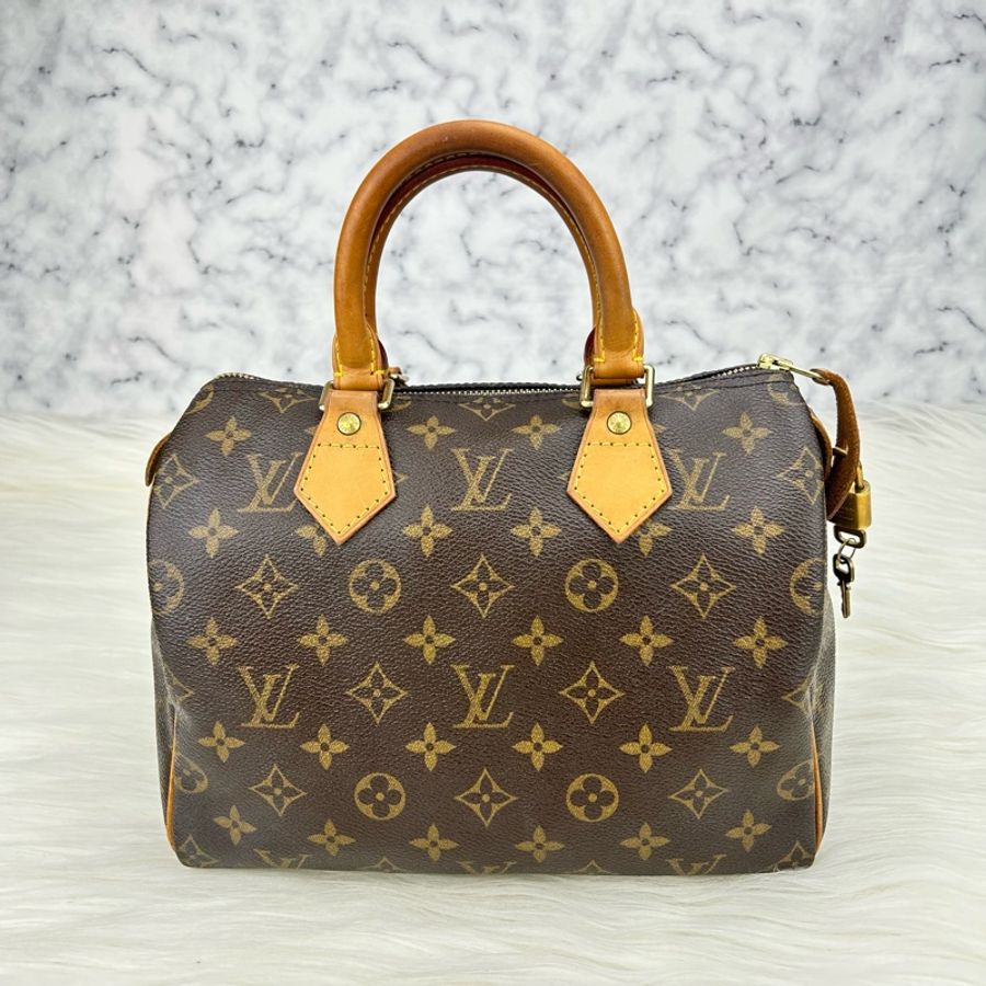 💖💖代售 LV Speedy 25 經典老花波斯頓包 手提款 💖東方不敗經典款💖-4