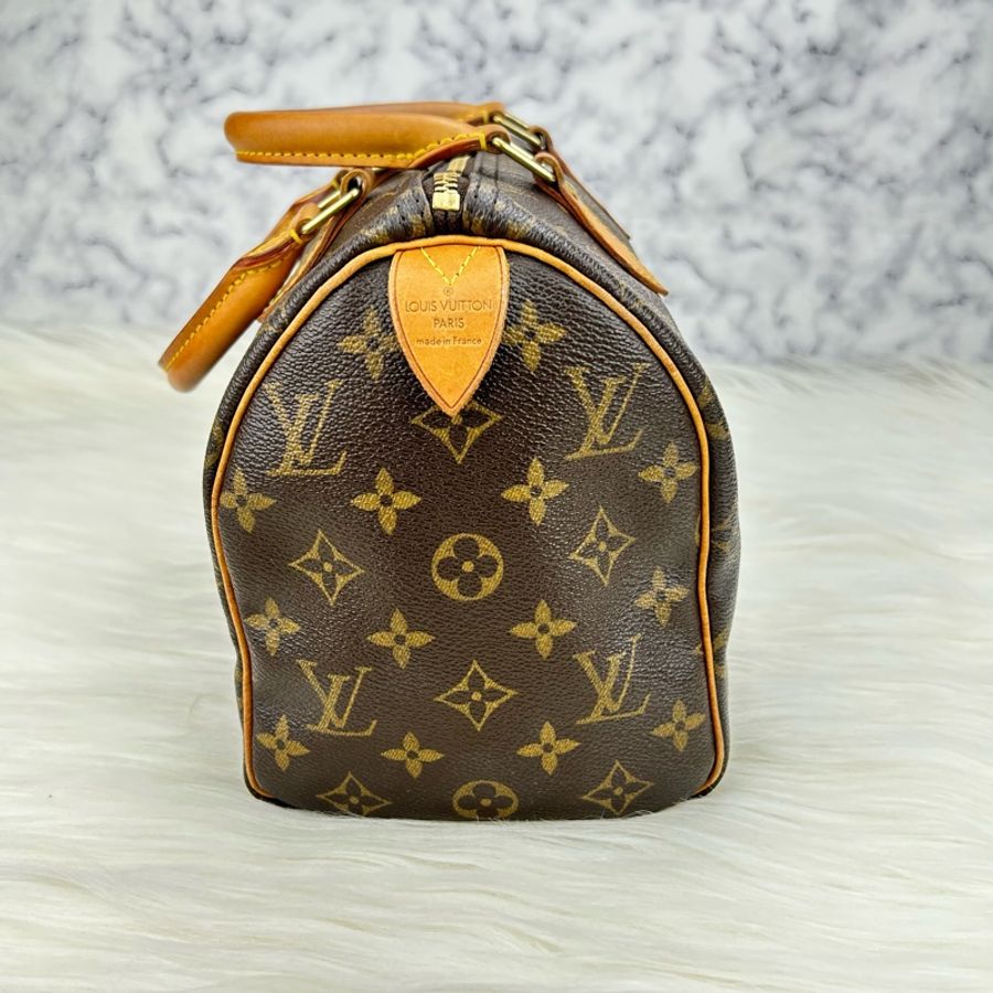 💖💖代售 LV Speedy 25 經典老花波斯頓包 手提款 💖東方不敗經典款💖-9