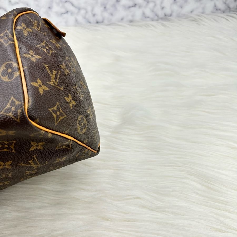 💖💖代售 LV Speedy 25 經典老花波斯頓包 手提款 💖東方不敗經典款💖-11