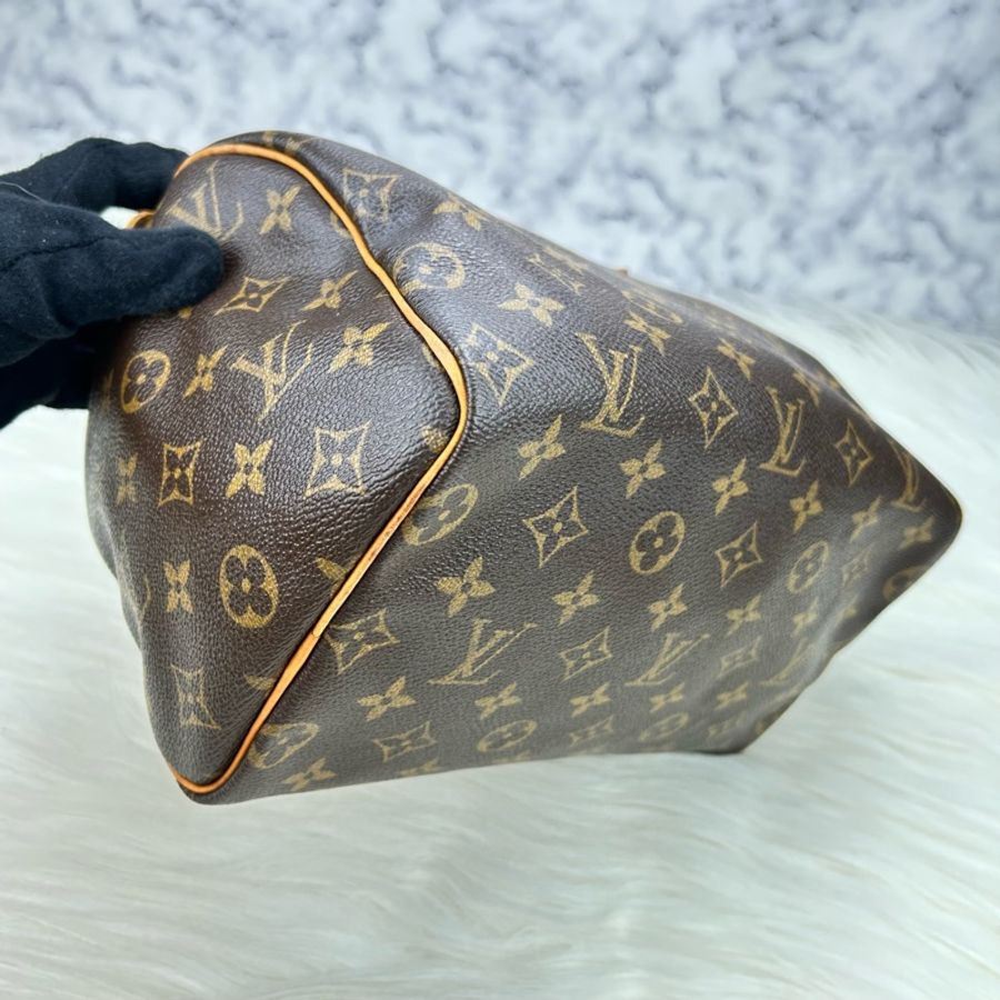💖💖代售 LV Speedy 25 經典老花波斯頓包 手提款 💖東方不敗經典款💖-12