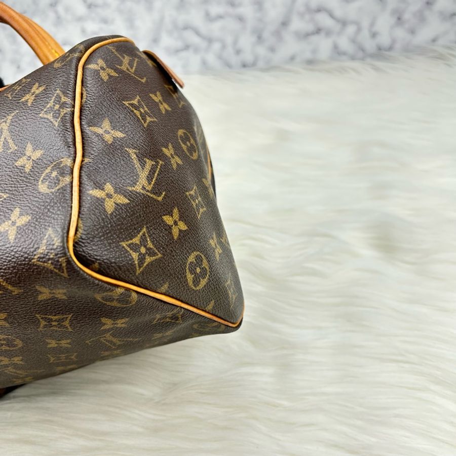 💖💖代售 LV Speedy 25 經典老花波斯頓包 手提款 💖東方不敗經典款💖-13