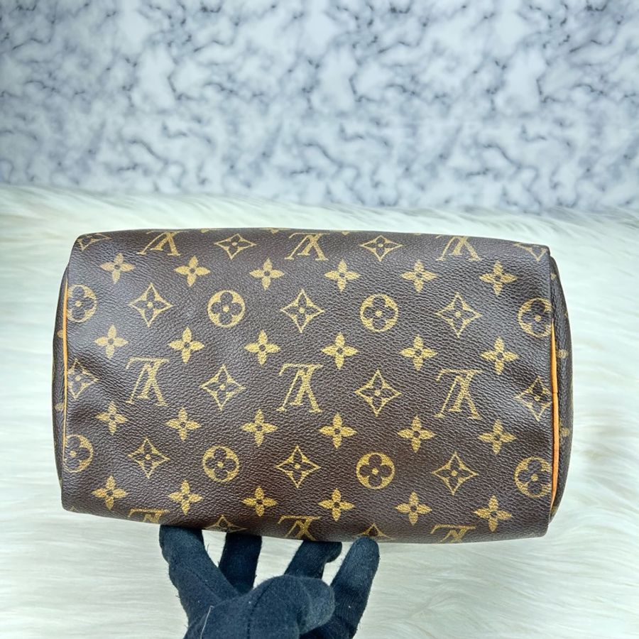 💖💖代售 LV Speedy 25 經典老花波斯頓包 手提款 💖東方不敗經典款💖-15