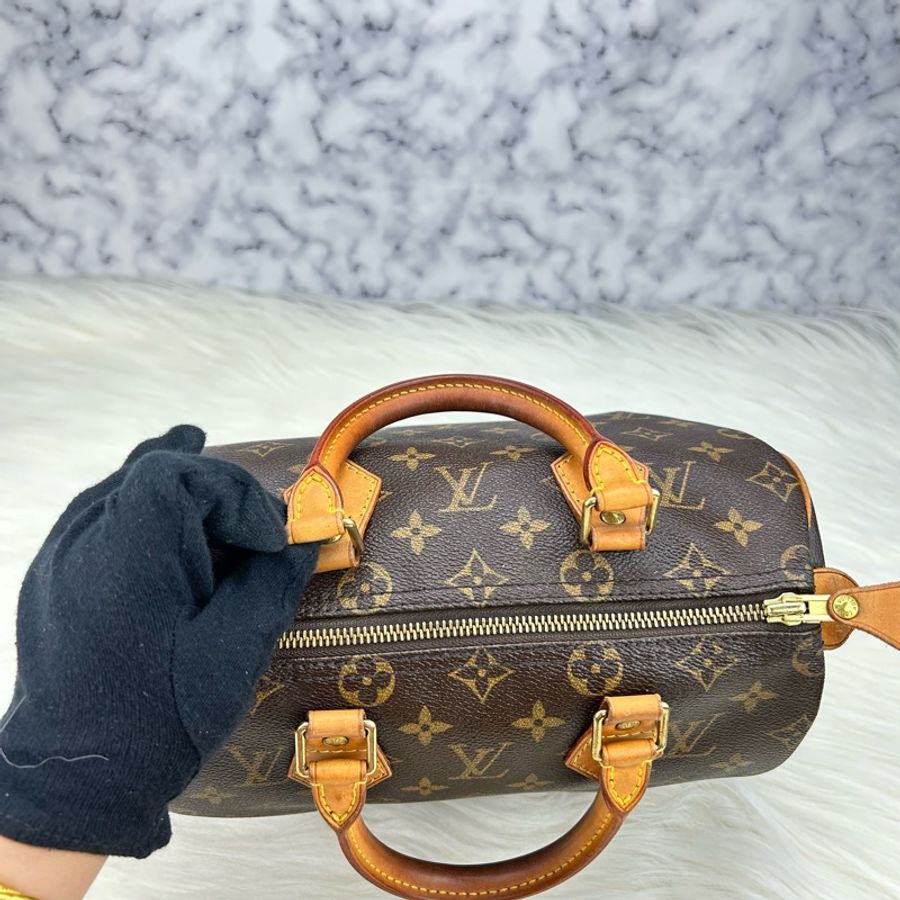 💖💖代售 LV Speedy 25 經典老花波斯頓包 手提款 💖東方不敗經典款💖-18