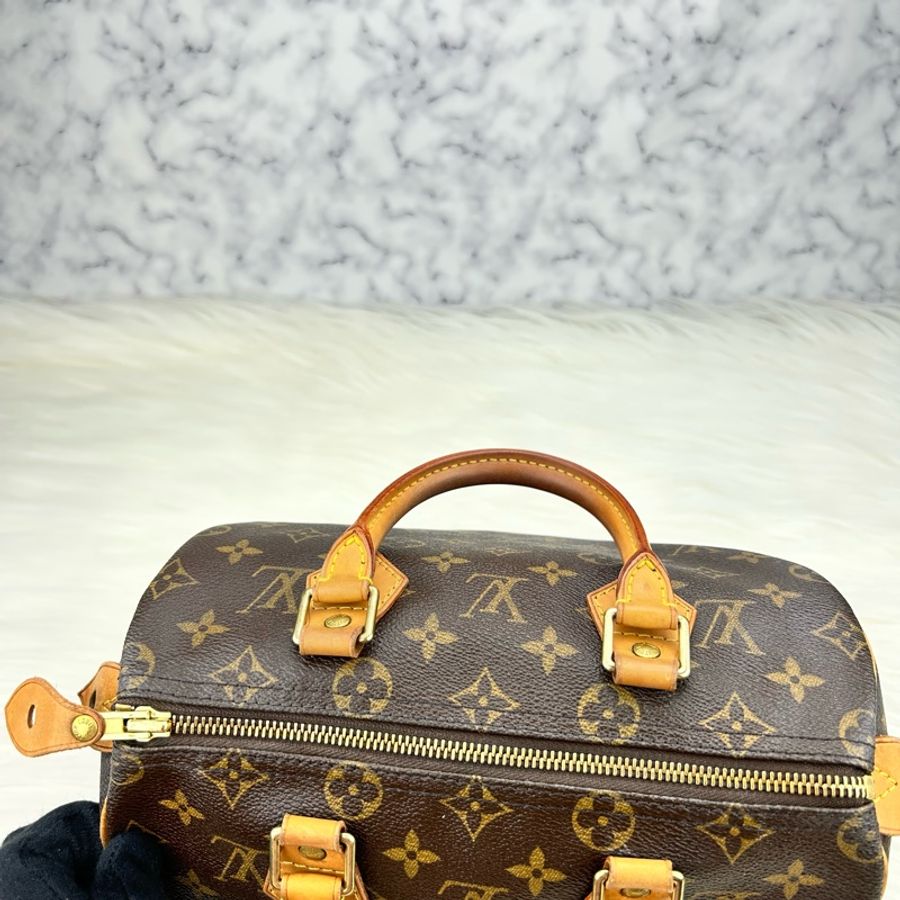 💖💖代售 LV Speedy 25 經典老花波斯頓包 手提款 💖東方不敗經典款💖-19