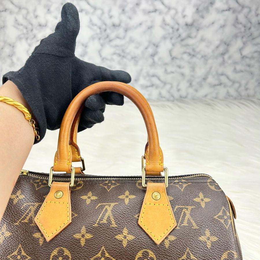 💖💖代售 LV Speedy 25 經典老花波斯頓包 手提款 💖東方不敗經典款💖-20