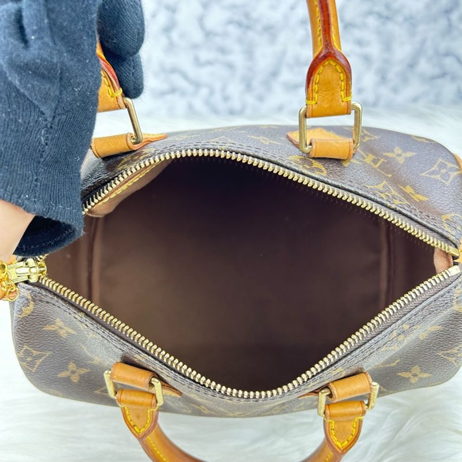 💖💖代售 LV Speedy 25 經典老花波斯頓包 手提款 💖東方不敗經典款💖-22