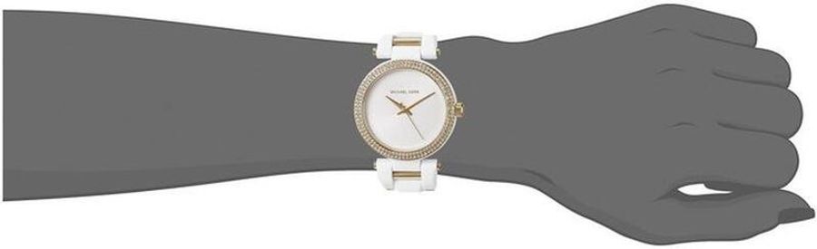 Michael Kors MK 白色水鑽 手錶-3