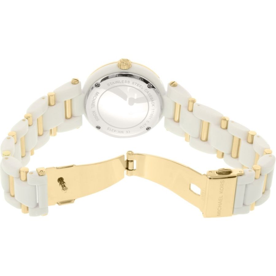 Michael Kors MK 白色水鑽 手錶-4