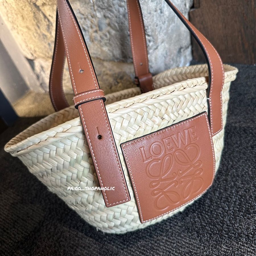 Loewe 小號草編包籃子 Small Basket bag-4