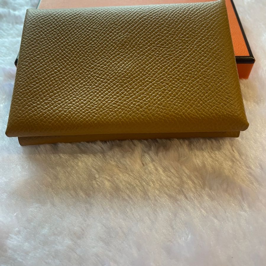 全新Hermes Calvi duo 芝麻色-4