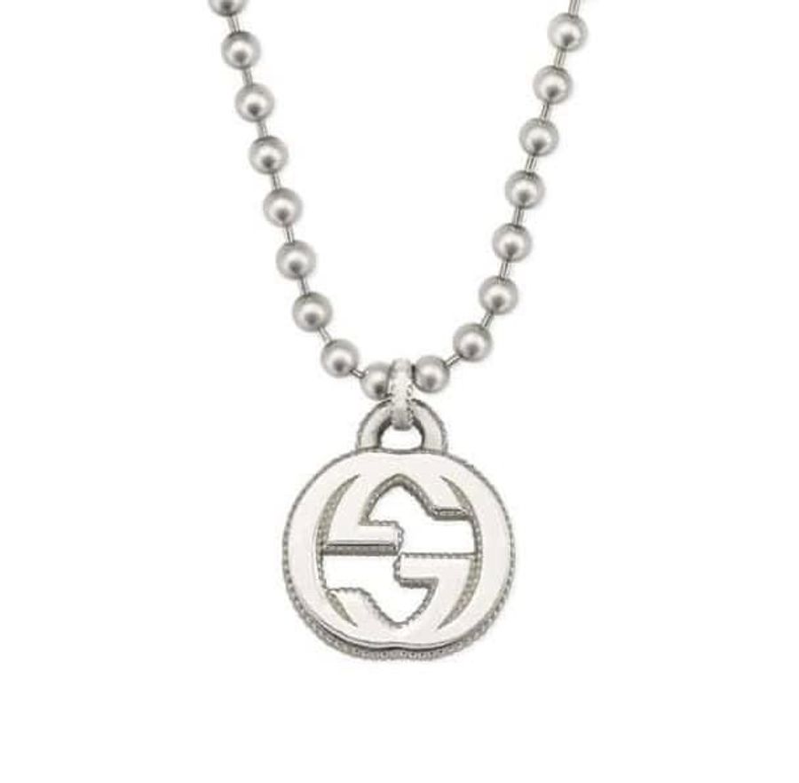 Gucci 經典雙G雕花項鍊-0