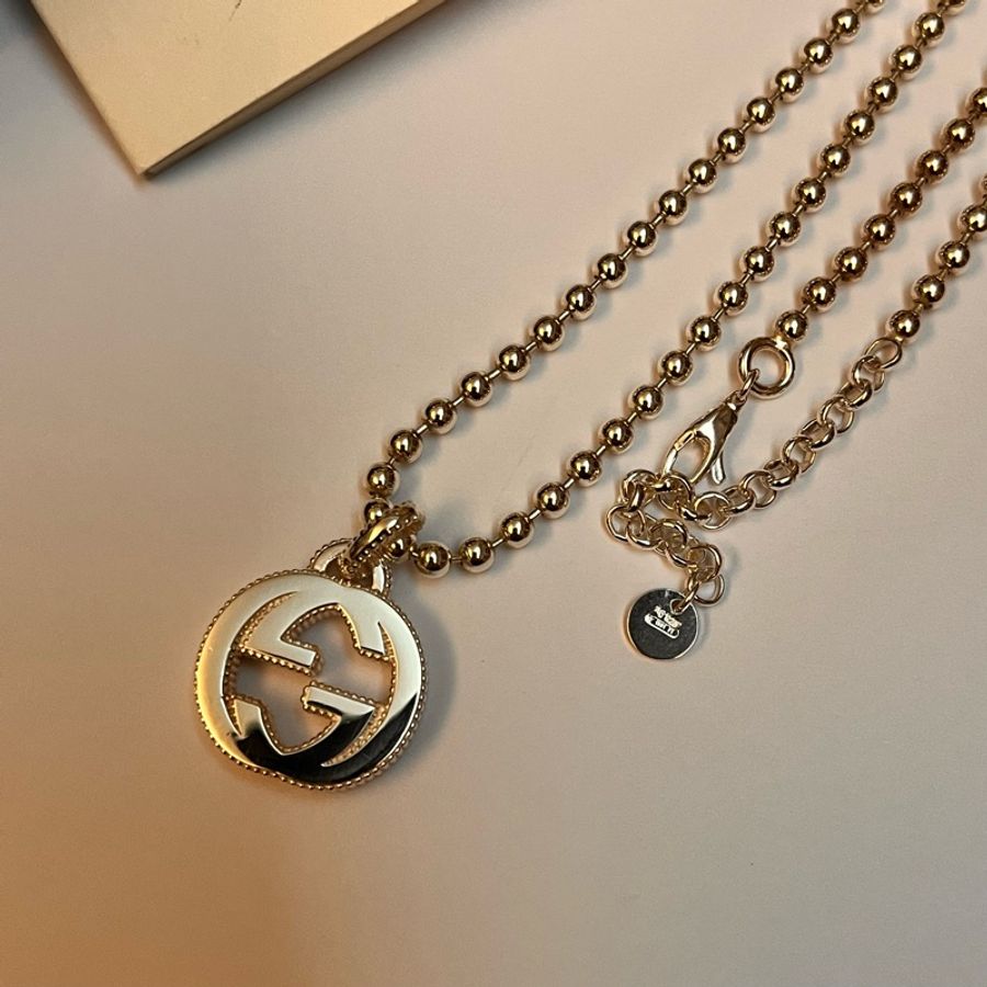 Gucci 經典雙G雕花項鍊-6