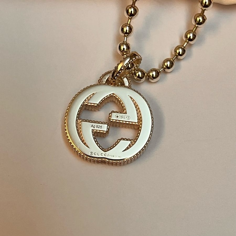Gucci 經典雙G雕花項鍊-8